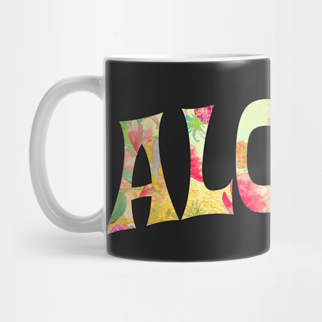 Aloha! pineapples typography by PixDezines